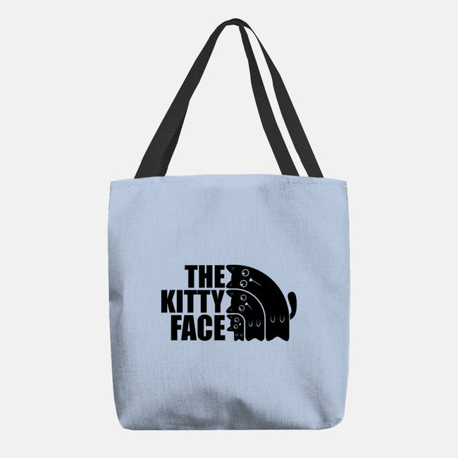 The Kitty Face-None-Basic Tote-Bag-erion_designs