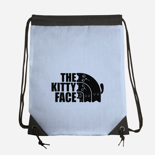 The Kitty Face-None-Drawstring-Bag-erion_designs