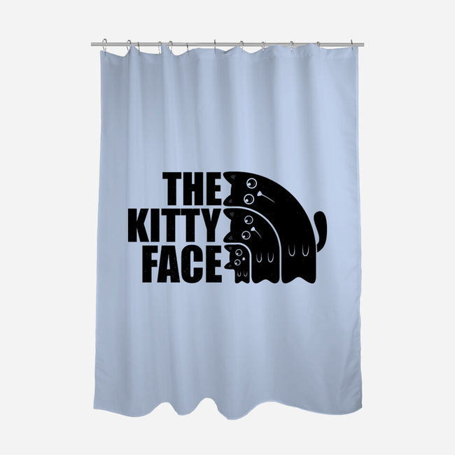 The Kitty Face-None-Polyester-Shower Curtain-erion_designs