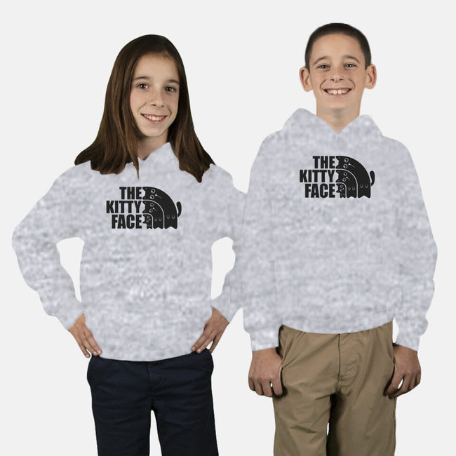 The Kitty Face-Youth-Pullover-Sweatshirt-erion_designs