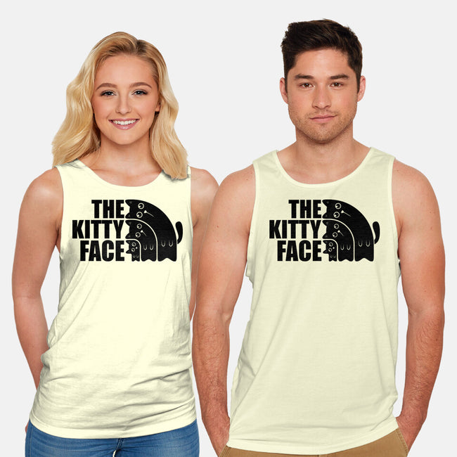 The Kitty Face-Unisex-Basic-Tank-erion_designs