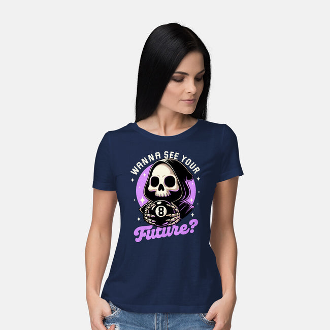 Skull Luck Ball-Womens-Basic-Tee-Studio Mootant