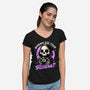 Skull Luck Ball-Womens-V-Neck-Tee-Studio Mootant