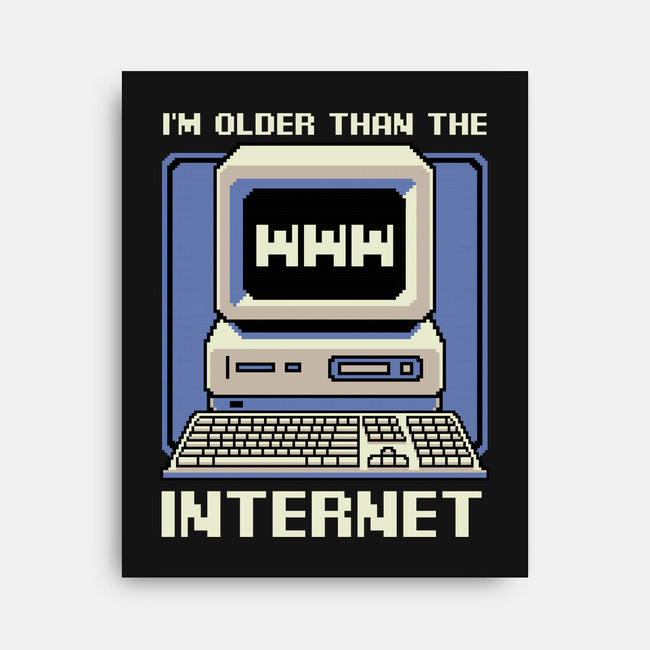 Older Than The Internet-None-Stretched-Canvas-Studio Mootant