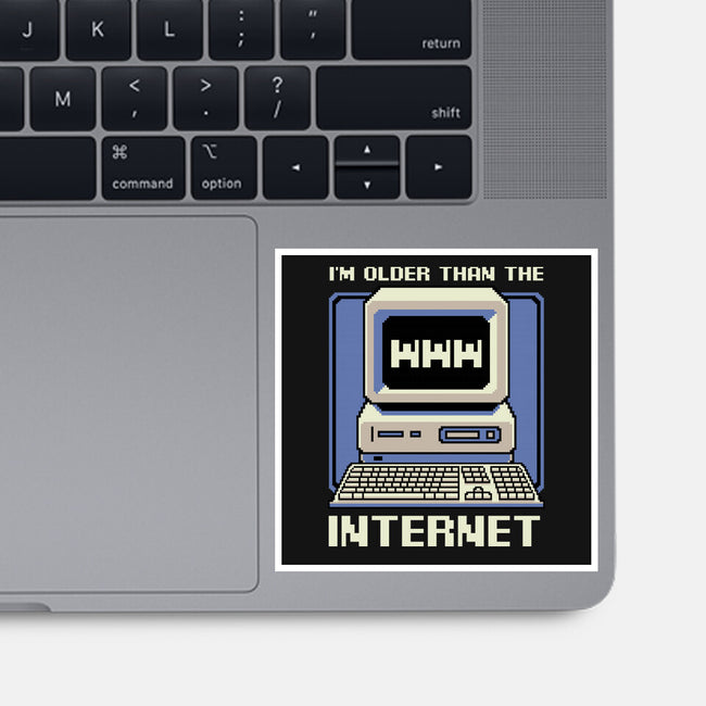 Older Than The Internet-None-Glossy-Sticker-Studio Mootant