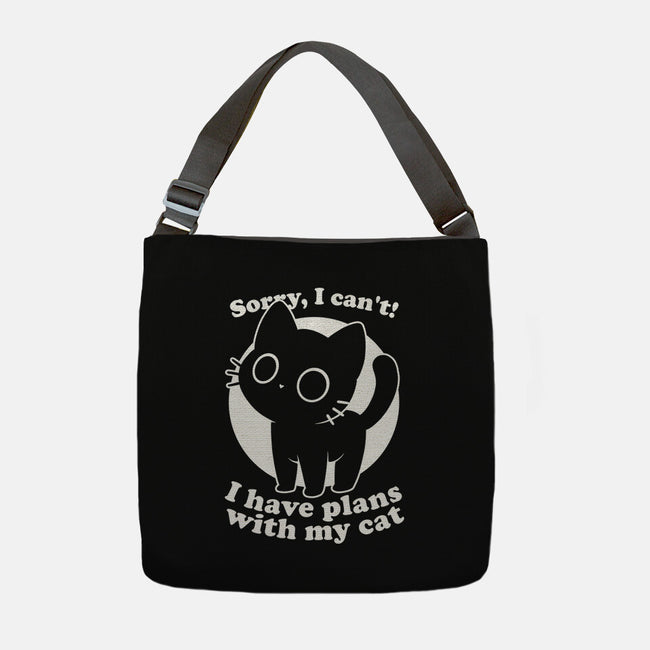 I Like Cats Not People-None-Adjustable Tote-Bag-Studio Mootant