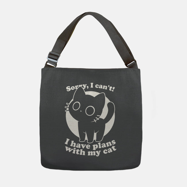I Like Cats Not People-None-Adjustable Tote-Bag-Studio Mootant
