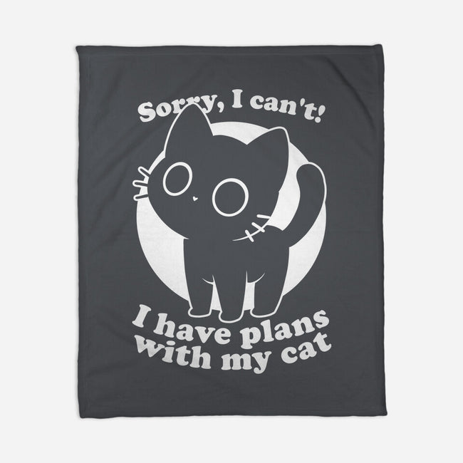 I Like Cats Not People-None-Fleece-Blanket-Studio Mootant