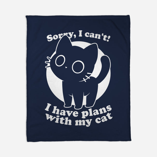 I Like Cats Not People-None-Fleece-Blanket-Studio Mootant