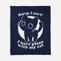 I Like Cats Not People-None-Fleece-Blanket-Studio Mootant