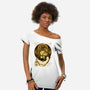 Anime Golden Ball-Womens-Off Shoulder-Tee-Studio Mootant