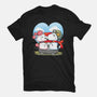 Valentine Dogs-Womens-Fitted-Tee-Vallina84
