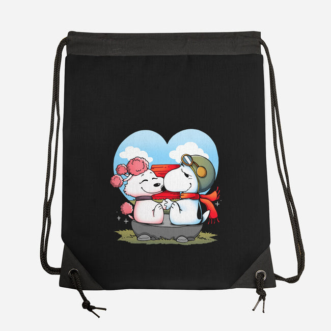 Valentine Dogs-None-Drawstring-Bag-Vallina84