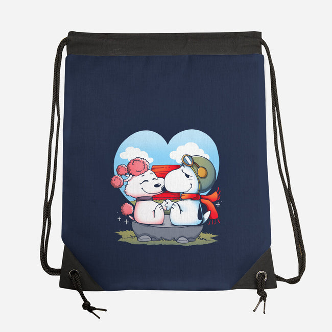 Valentine Dogs-None-Drawstring-Bag-Vallina84