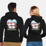 Valentine Dogs-Unisex-Zip-Up-Sweatshirt-Vallina84