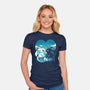 Valentine Dragons-Womens-Fitted-Tee-Vallina84