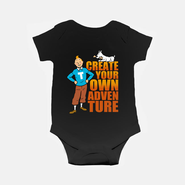 Create Your Own Adventure-Baby-Basic-Onesie-Boggs Nicolas