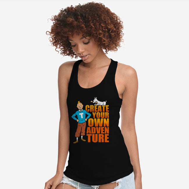 Create Your Own Adventure-Womens-Racerback-Tank-Boggs Nicolas