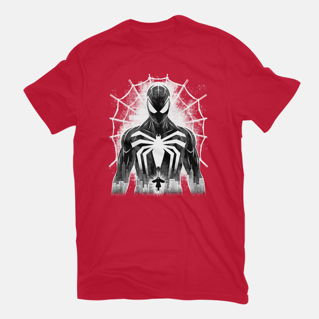 Spider Noir-Womens-Fitted-Tee-rmatix