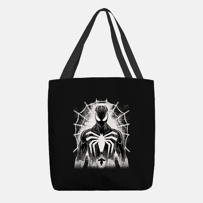 Spider Noir-None-Basic Tote-Bag-rmatix