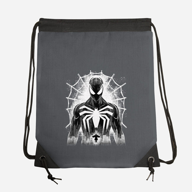 Spider Noir-None-Drawstring-Bag-rmatix