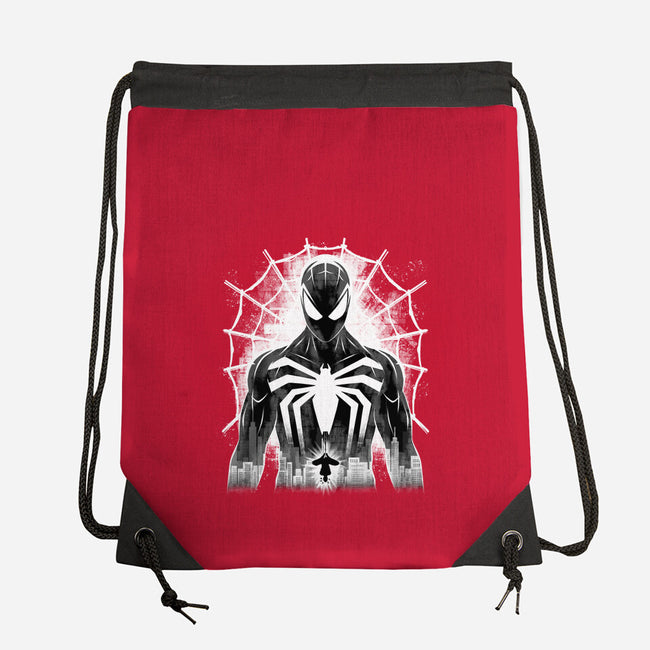 Spider Noir-None-Drawstring-Bag-rmatix