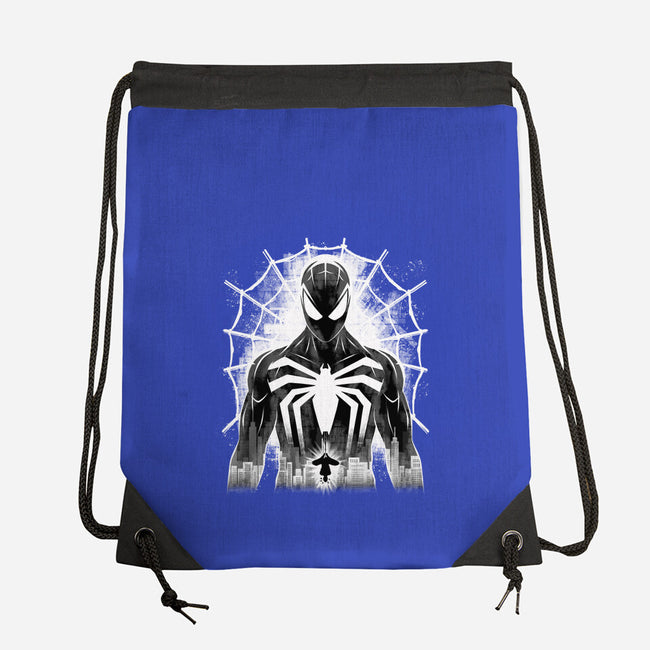 Spider Noir-None-Drawstring-Bag-rmatix
