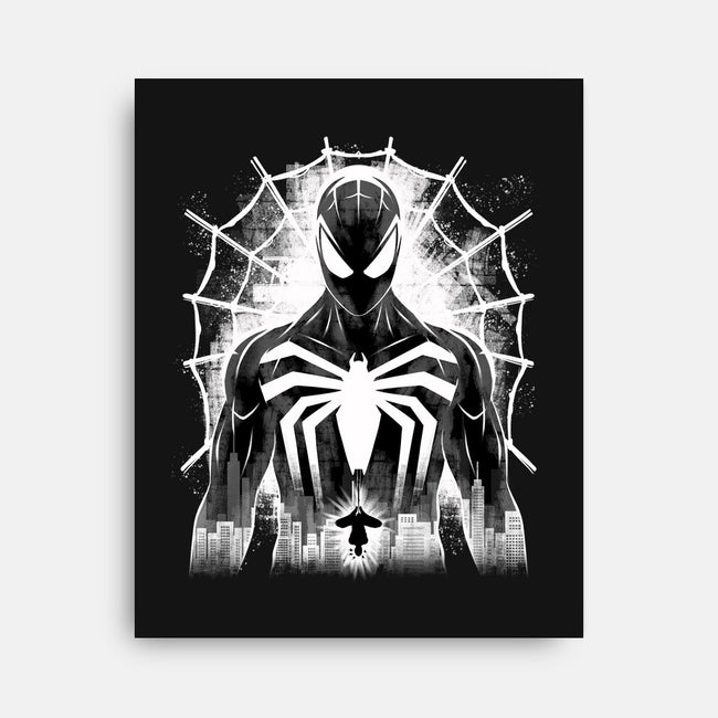 Spider Noir-None-Stretched-Canvas-rmatix