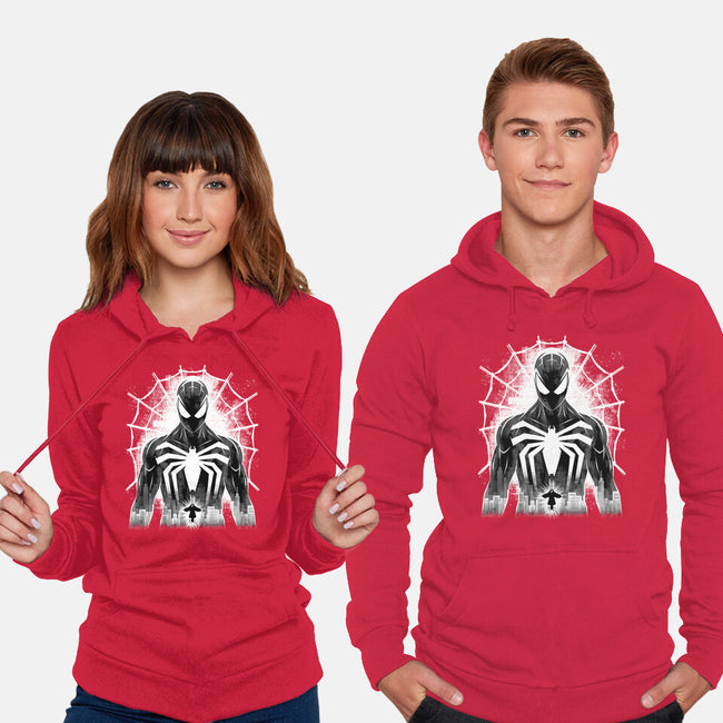Spider Noir-Unisex-Pullover-Sweatshirt-rmatix