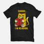 Shhhh I'm Reading-Unisex-Basic-Tee-sebasebi