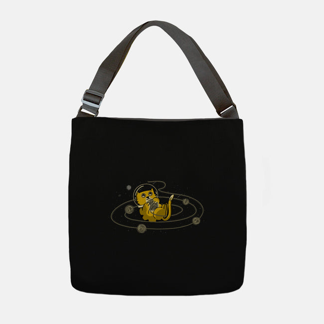 Space Cat-None-Adjustable Tote-Bag-sebasebi