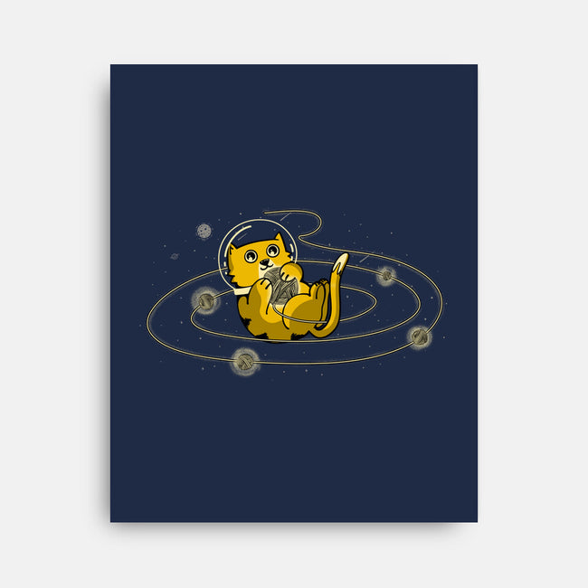 Space Cat-None-Stretched-Canvas-sebasebi