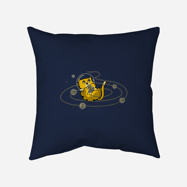 Space Cat-None-Removable Cover w Insert-Throw Pillow-sebasebi