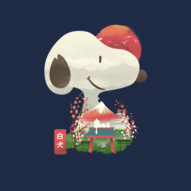 Ukiyo-e Good Dog-Womens-Fitted-Tee-dandingeroz