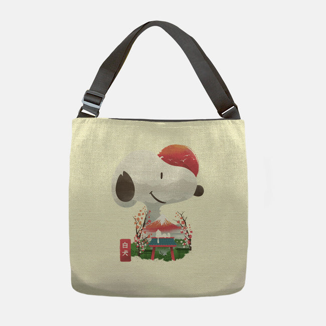 Ukiyo-e Good Dog-None-Adjustable Tote-Bag-dandingeroz