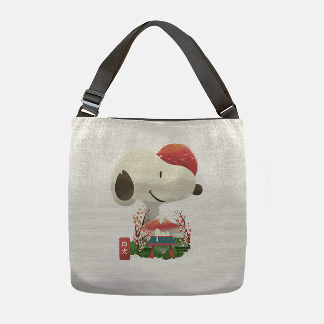 Ukiyo-e Good Dog-None-Adjustable Tote-Bag-dandingeroz