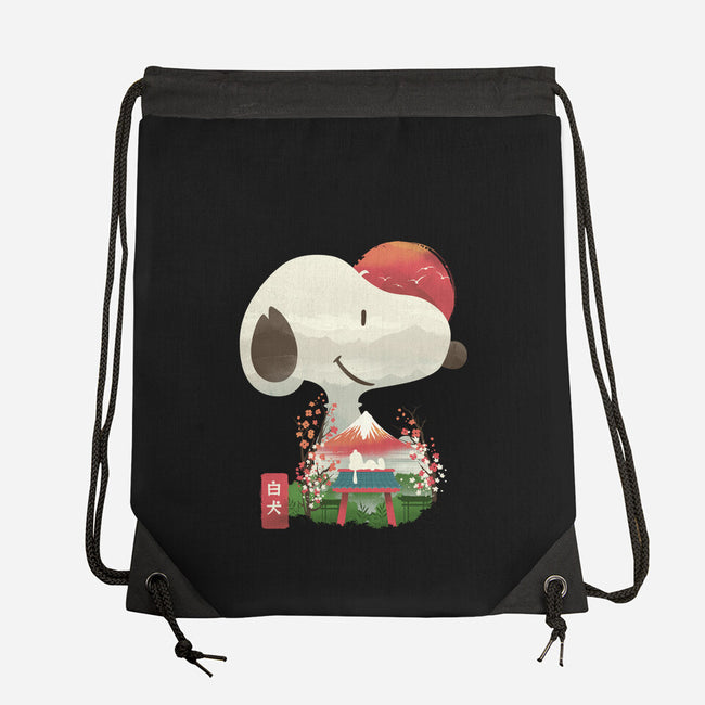 Ukiyo-e Good Dog-None-Drawstring-Bag-dandingeroz