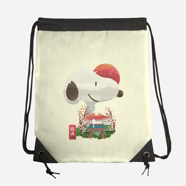 Ukiyo-e Good Dog-None-Drawstring-Bag-dandingeroz