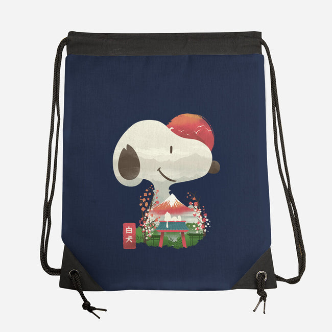 Ukiyo-e Good Dog-None-Drawstring-Bag-dandingeroz