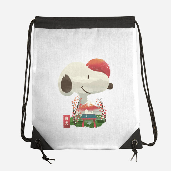 Ukiyo-e Good Dog-None-Drawstring-Bag-dandingeroz