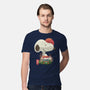 Ukiyo-e Good Dog-Mens-Premium-Tee-dandingeroz