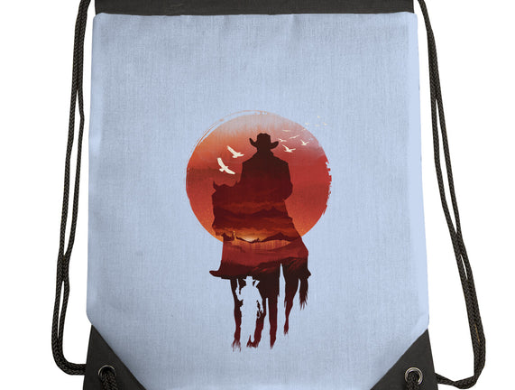 Red Sunset Cowboy