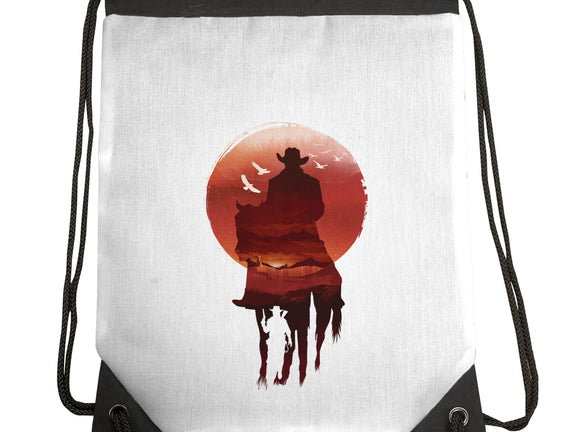 Red Sunset Cowboy