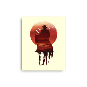 Red Sunset Cowboy