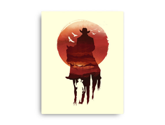 Red Sunset Cowboy