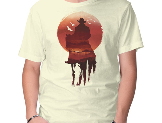 Red Sunset Cowboy