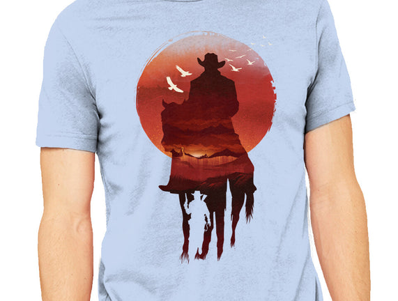 Red Sunset Cowboy