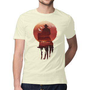 Red Sunset Cowboy