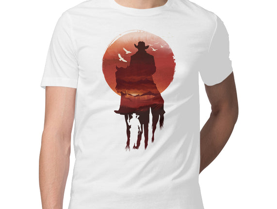 Red Sunset Cowboy