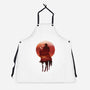 Red Sunset Cowboy-Unisex-Kitchen-Apron-dandingeroz